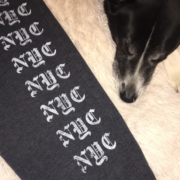 Grey sweat pants from Garage. Only worn once! - Picture 3 of 4